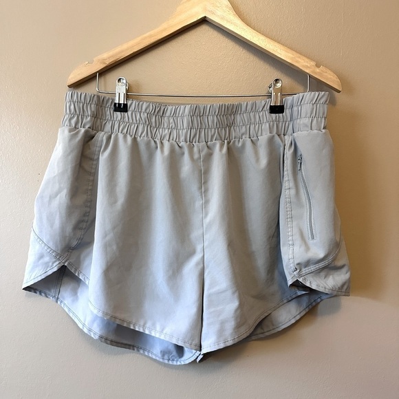 Pants - Gray running shorts SZ XXL Zip Pocket 3” inseam